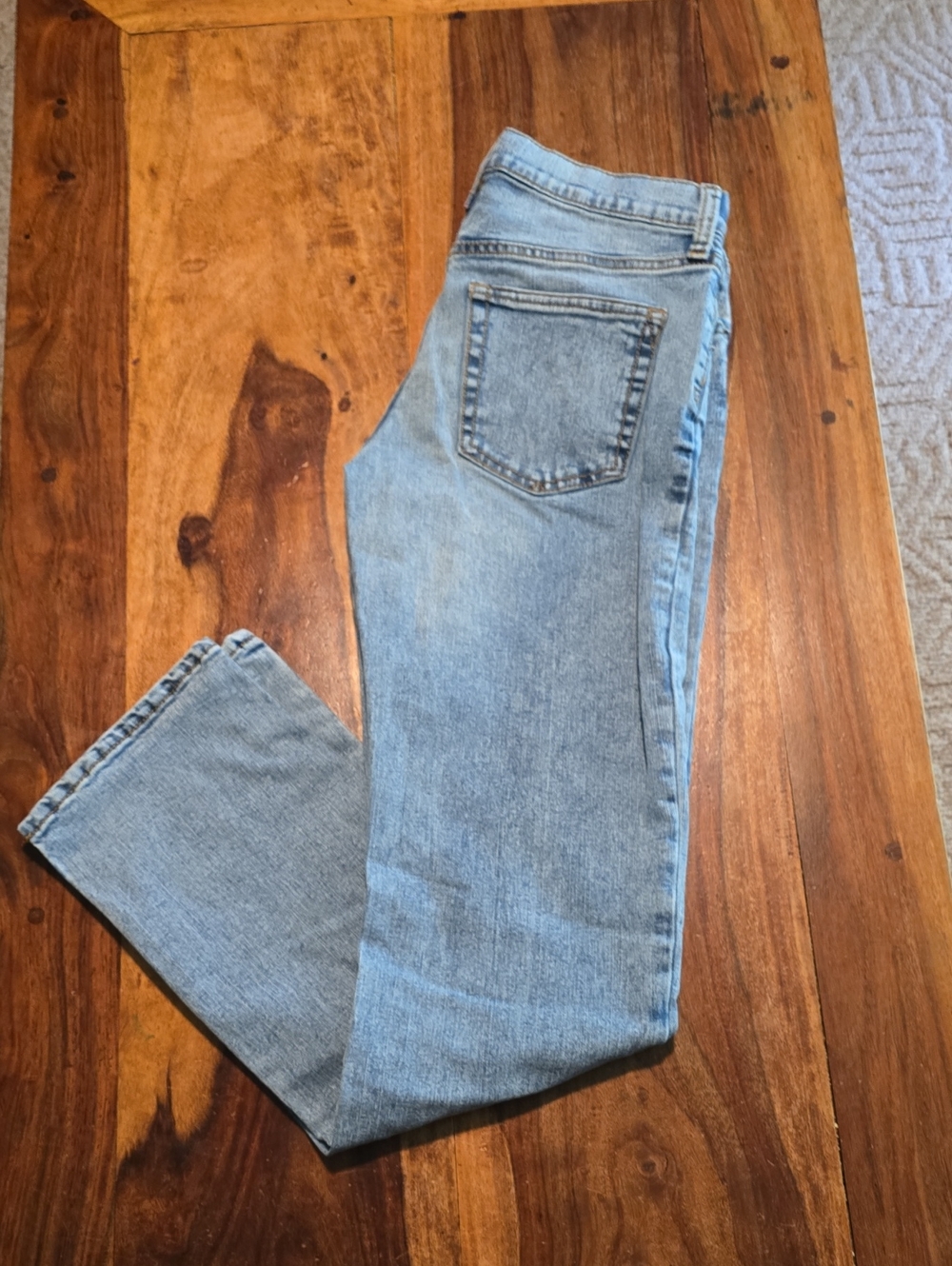 GAP Light Wash Stretch Straight Jeans